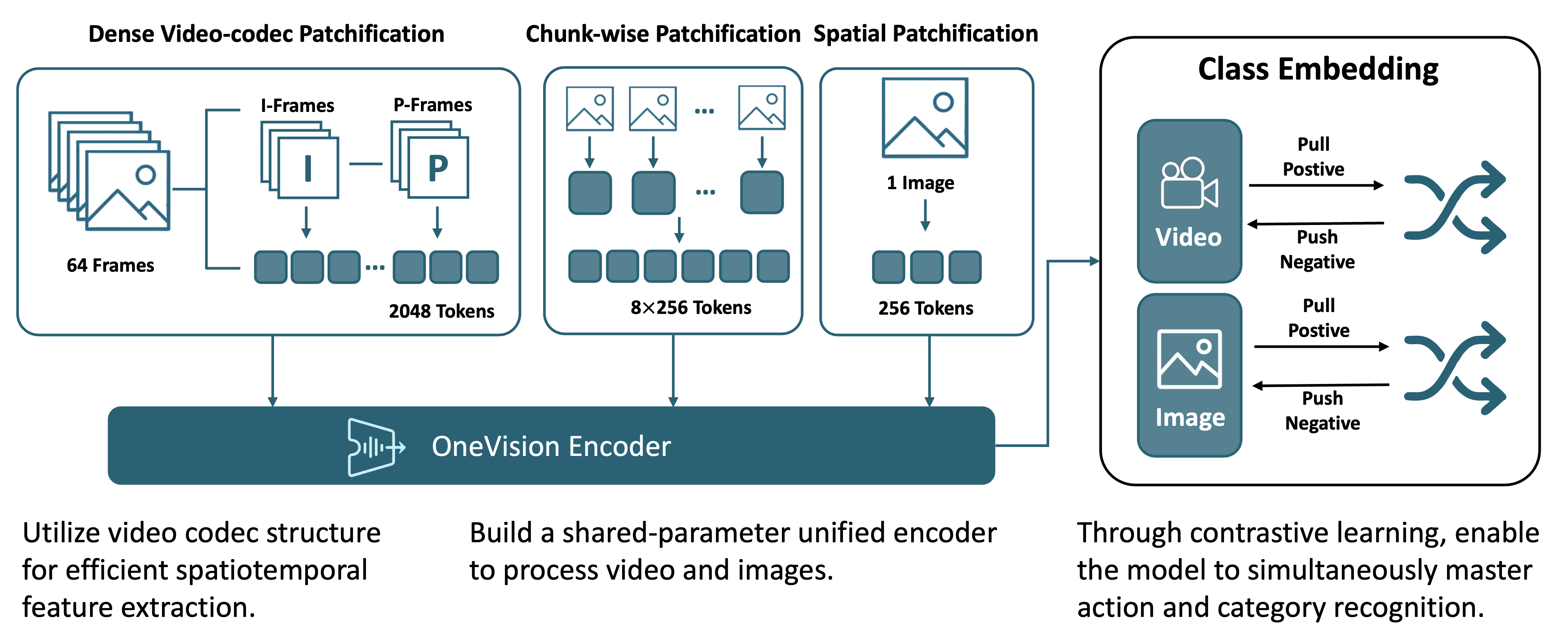 OneVision Encoder Method Overview